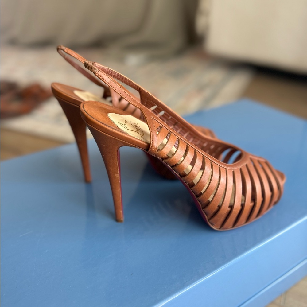Louboutin Slingback Heels Sandals - Picture 2 of 5